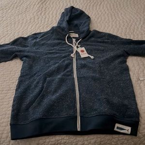 Mollusk California Whale Patch Zip Up Navy Indigo